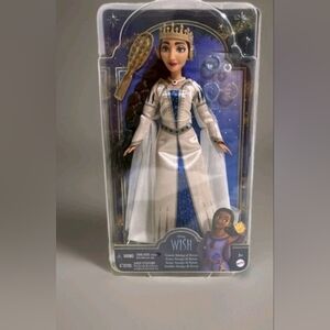 Disney Wish Doll in Blue and White Gown